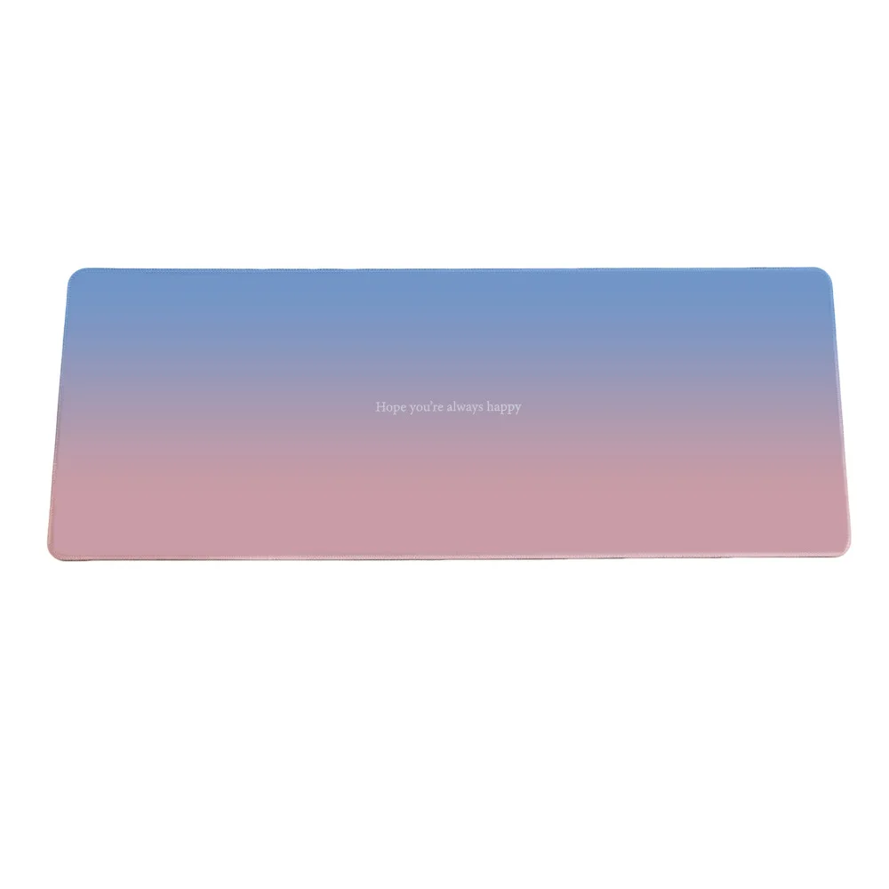 Creative Gradient Mouse Pad Large Desk Mat Minimalist Gaming Office Keyboard Pad Anti Slip Durable Computer Table Mat