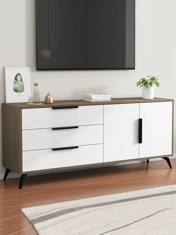 

TV Cabinet Locker Solid Wood Living Room Household Simple Floor Cabinet TV Cabinet