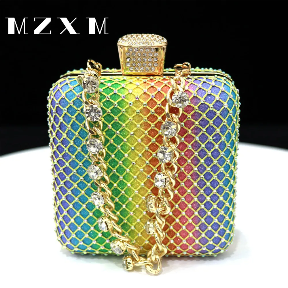 Women's Luxury Nable Diamond Evening Bag Fashion Banquet Handbag Ladies New Trend 2023 Rhinestone Party Purse Clutch