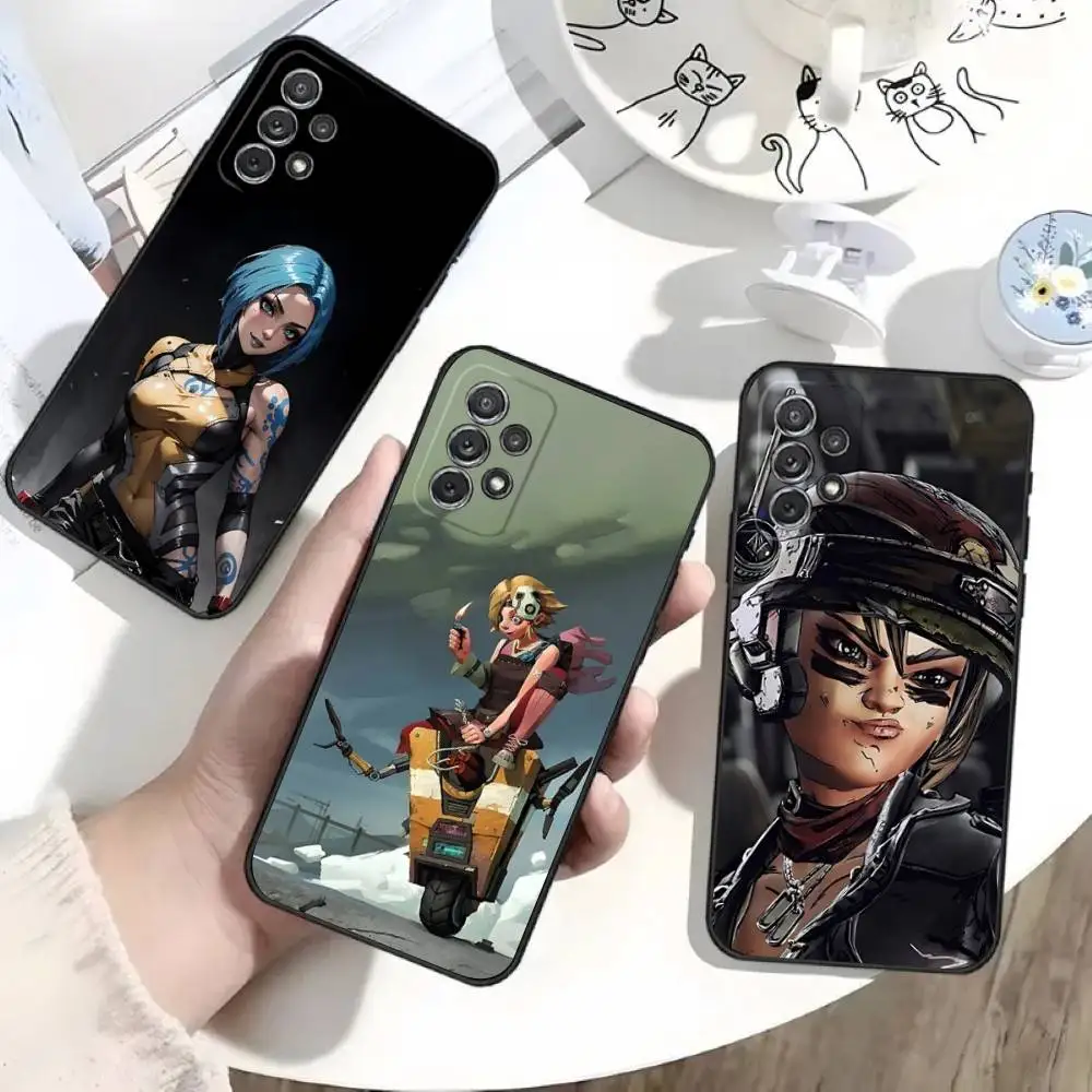 

Phone Case For Samsung S25,S24,S21,S22,S23,S30,Ultra,S20,Plus,Fe,Lite,Note,10 Game B-Borderlands Black Soft Shell