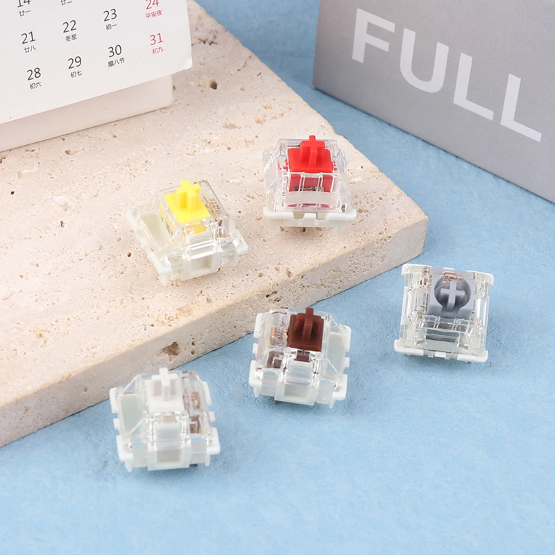 GATERON G Pro V3 3.0 Pro Switch 3pin For Mechanical Keyboard Pre Lubed RGB Linear Tactile White Yellow Red Silver Brown MX Axis