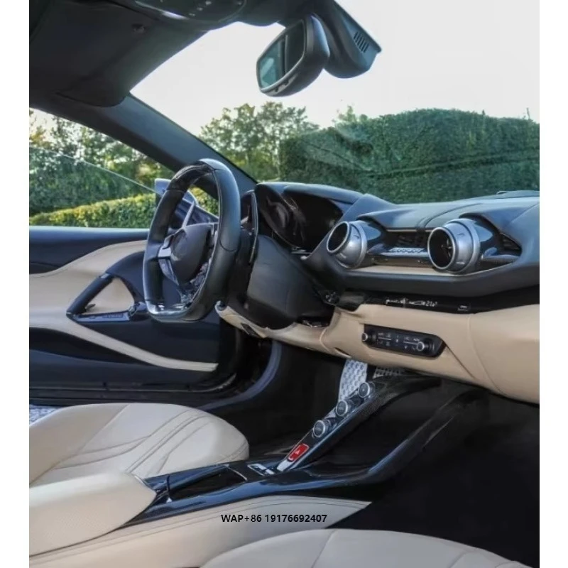 OEM Style Original Factory Auto Parts Fit Car Interior Trim Complete Set Full Dry Carbon Business/Luxury Design Easy