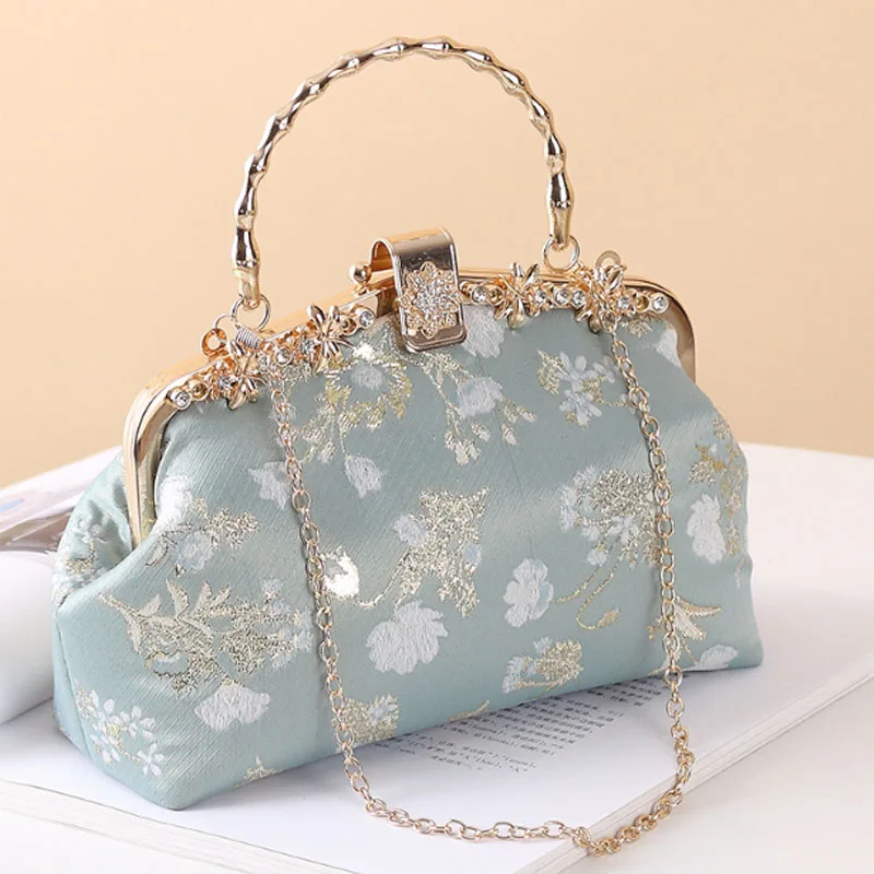 Luxury Diagonal Women Handbag 2025 New Embroidered Hand-held Women's Bag Shoulder Bag