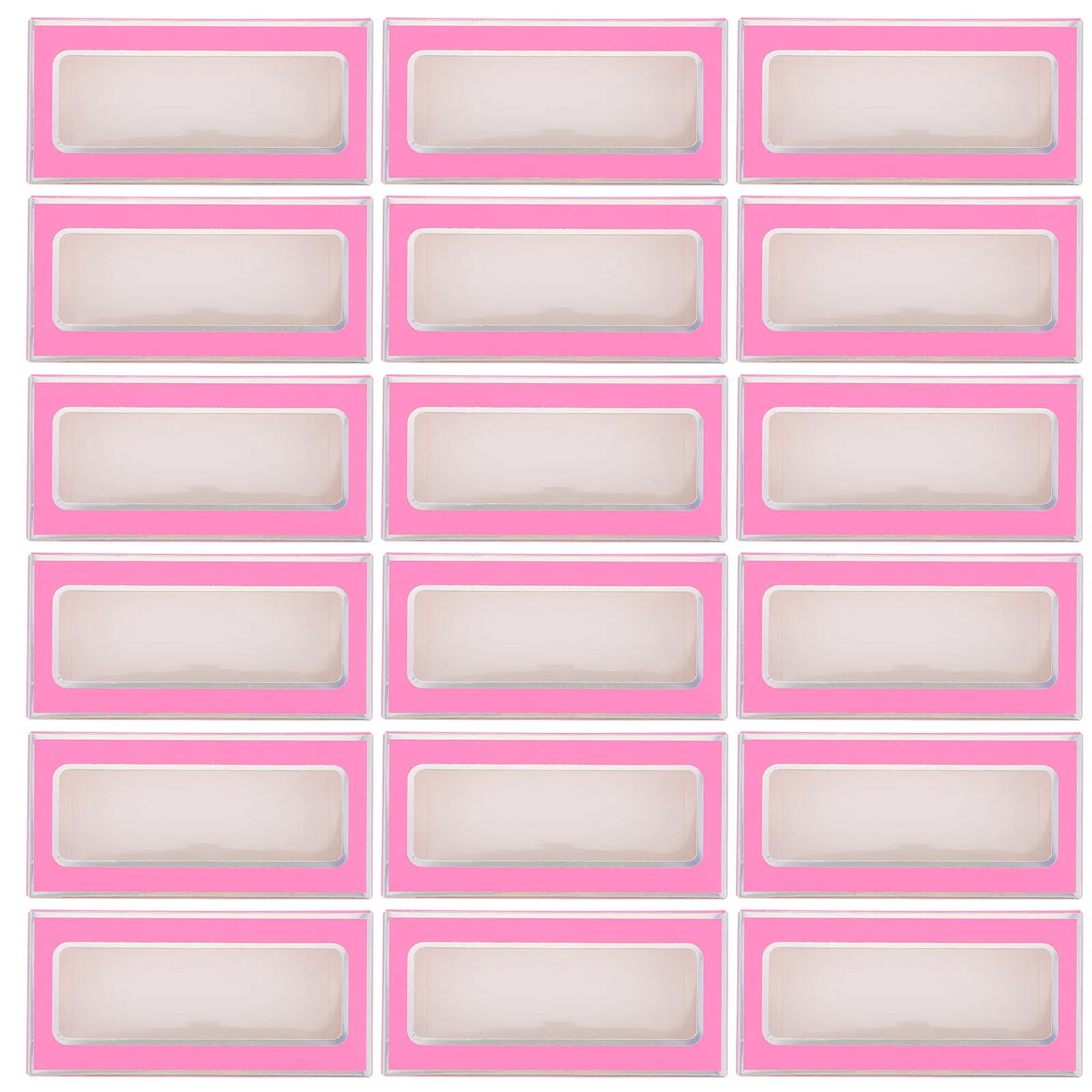 Pudełko na rzęsy 30 sztuk, przezroczyste, papierowe etui na rzęsy, kompaktowy organizer na sztuczne rzęsy, przenośny pojemnik na akcesoria kosmetyczne