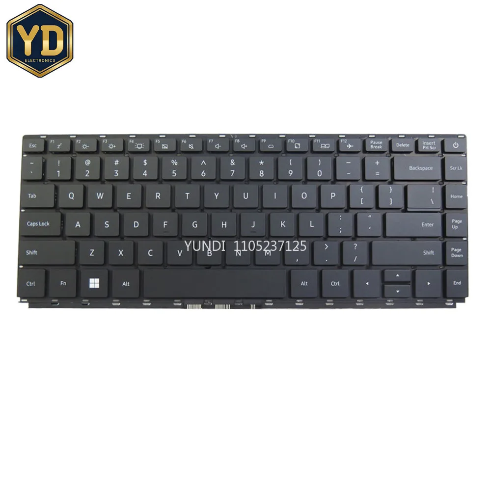 YD Laptop Replacement Keyboard For Star Labs Systems For Star Book StarBook Mk V English US With Backlit Black New