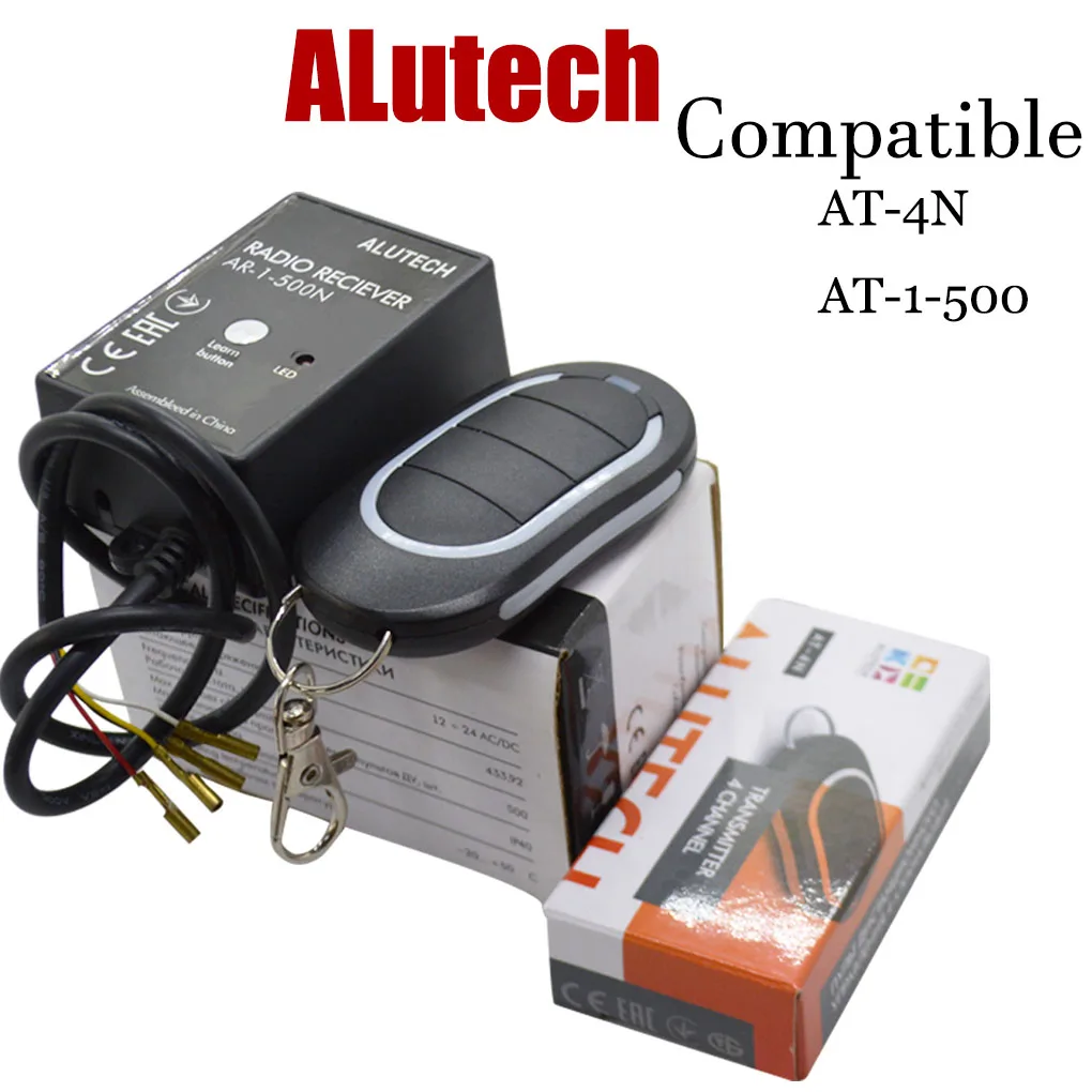 Alutech AT-4n remote control 433.92MHz 4-channel garage door obstacle automation Key chain
