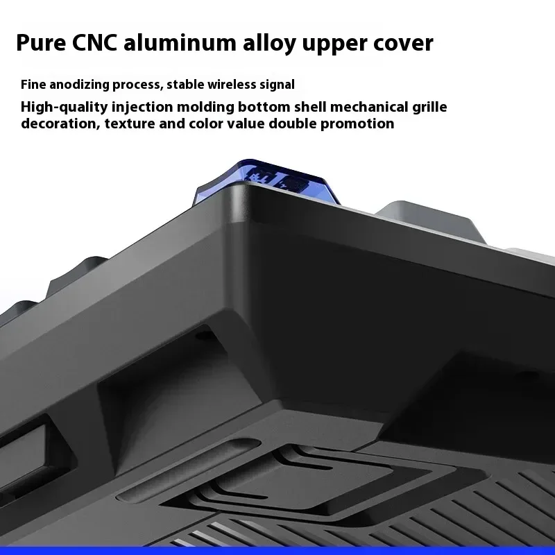 Atk Z87 Pro Mechanical Keyboard Esports Half Aluminum Alloy Wireless 3mode Hot Swap Rgb Low Latency Customized Gaming Keyboard