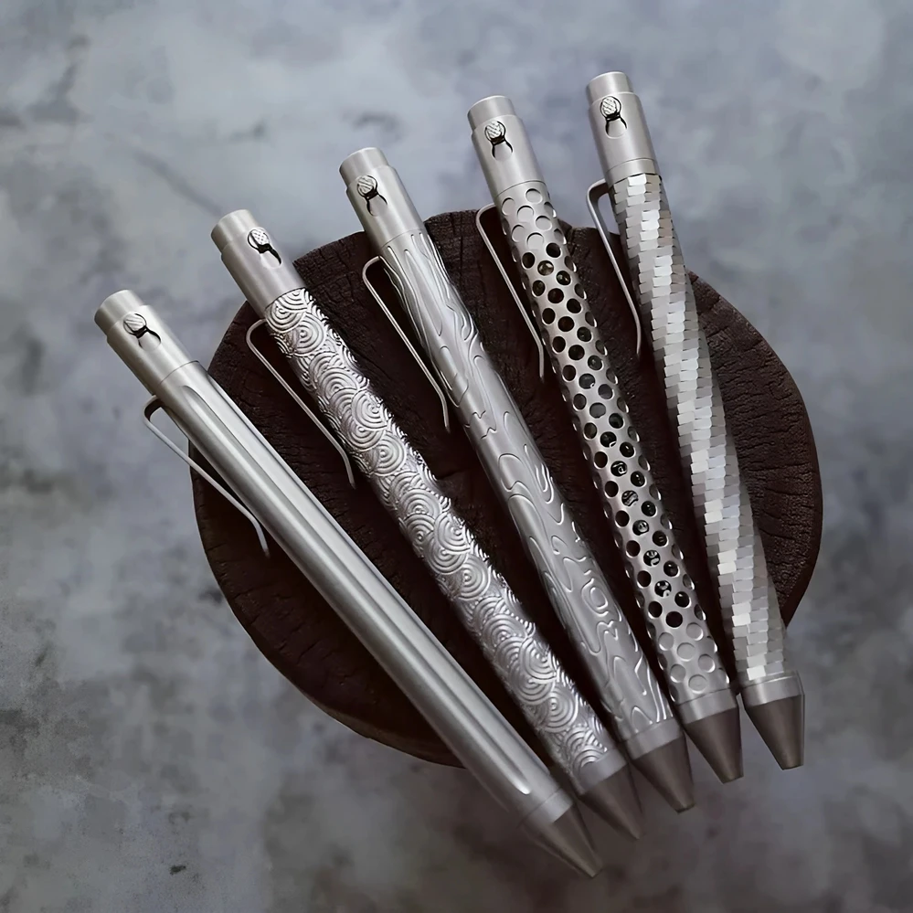 EDC Titanium Alloy Pen With Collection Writing Multi-functional Portable Outdoor EDC Pen