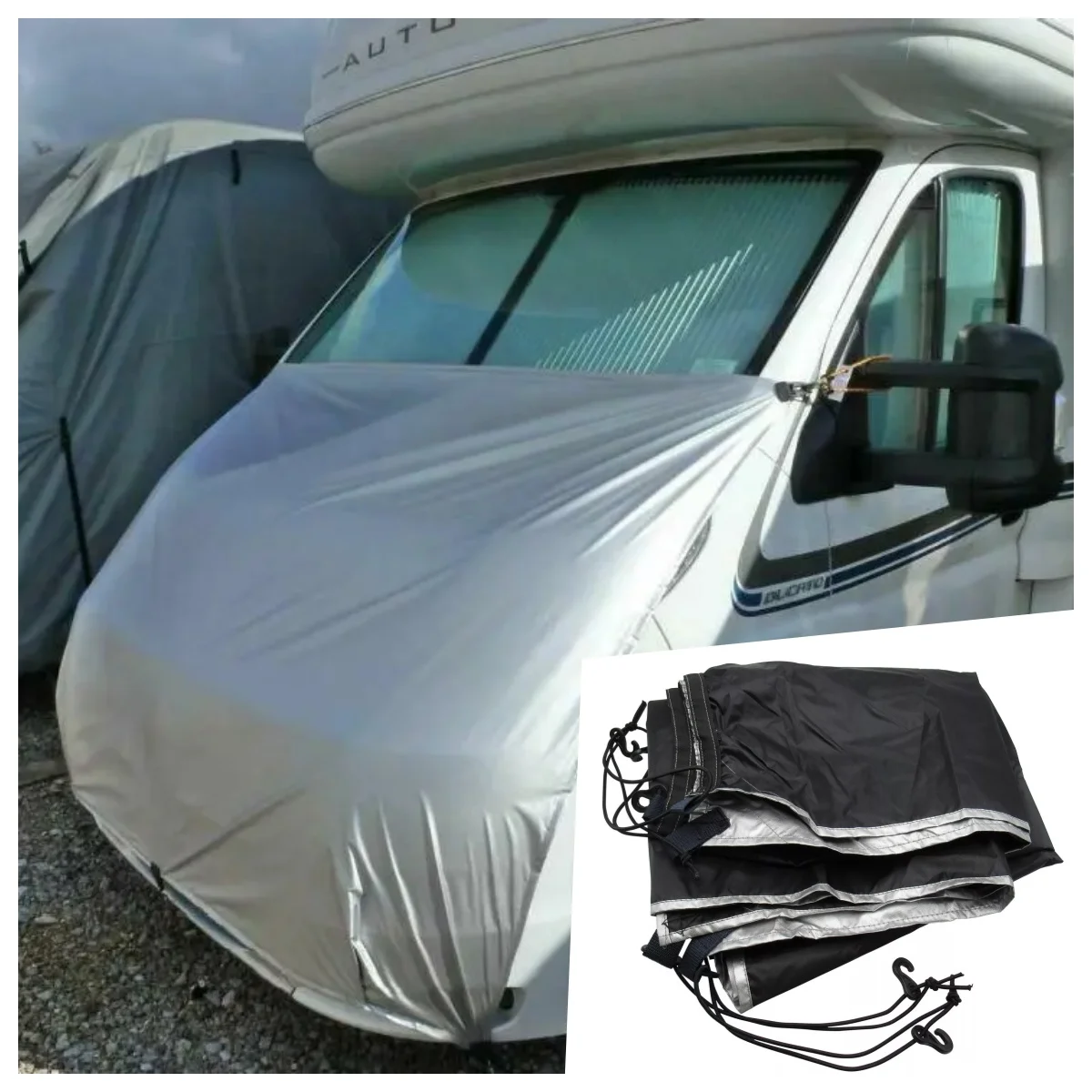 

Caravan Motorhome Bonnet Cover Bra Leaf Car Protector For Ford Transit Fiat Ducato Peugeot Boxer Citroen Relay Mercedes Sprinter