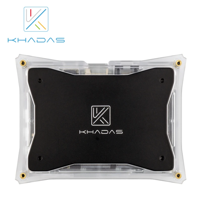 Khadas VIM3L HTPC KIT : Amlogic S905D3-N0N SBC Single Board Computer with DIY Case Heatsink IR Remote Metal Plate Mini Computer