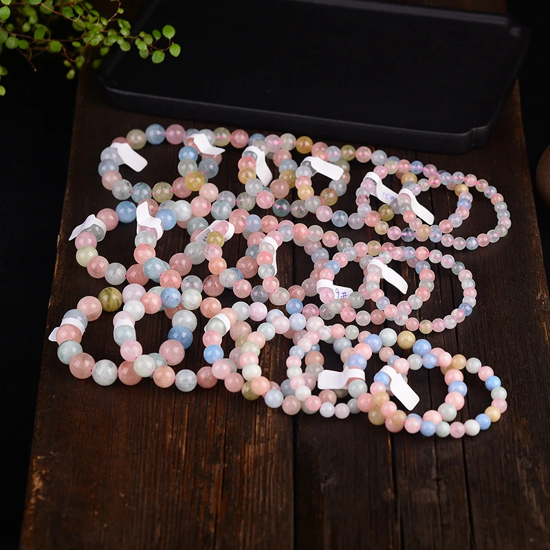 Transparent Morganite Jewelry, Beryl Bracelet Men And Women