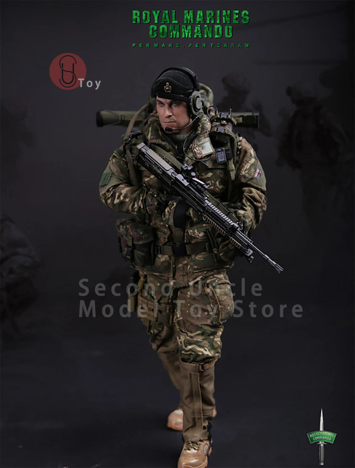 DAMTOYS DAM78023 1/6 British Royal Marines Assault Team Member Male Soldier Action figure Doll Full Set Collectible Toys