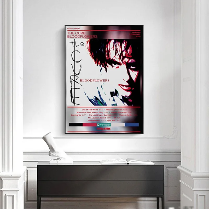 Rock Music Band Album Cover The Cure Poster Alternative Pop Goth Rock New Wave Canvas Painting Wall Art Living Room Home Decor