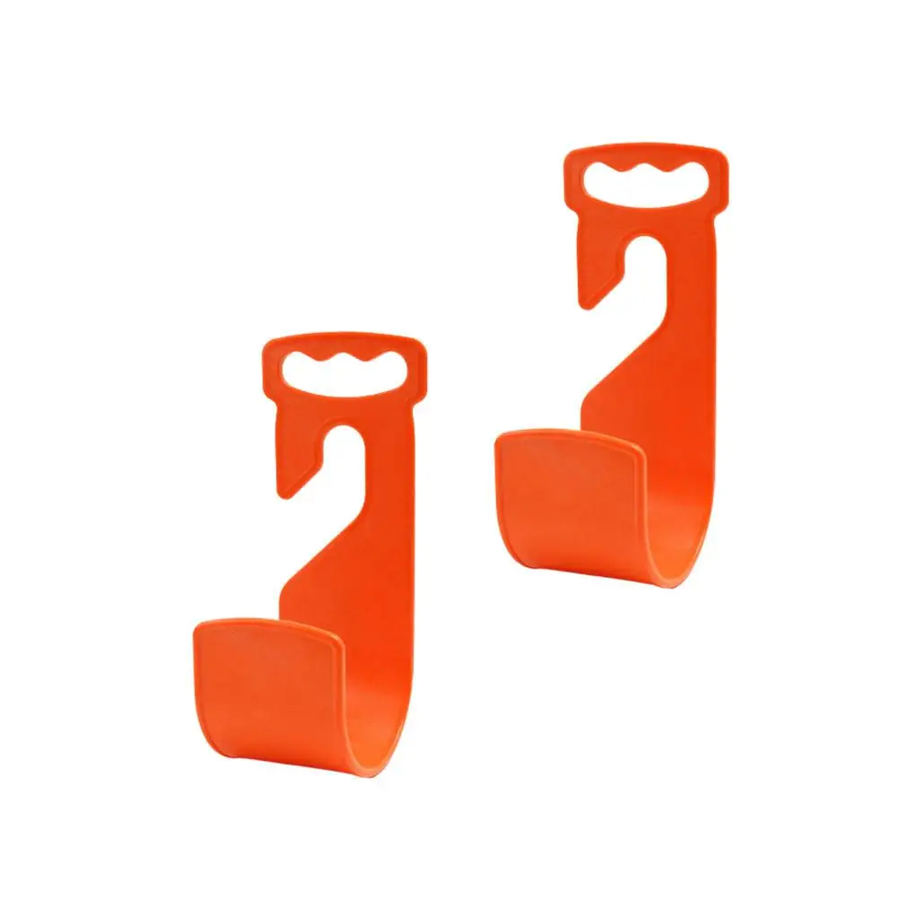 

2 Pcs Water Hook Durable ABS Large Capacity Removable Elastic for Gardening Tools Hose Holder Wall Mount Flower Basket