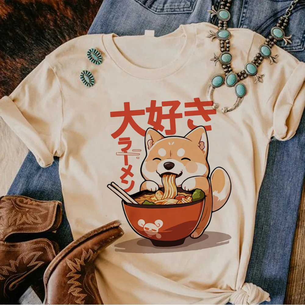 

Shiba Inu t shirt women summer designer anime tshirt female graphic designer streetwear clothing