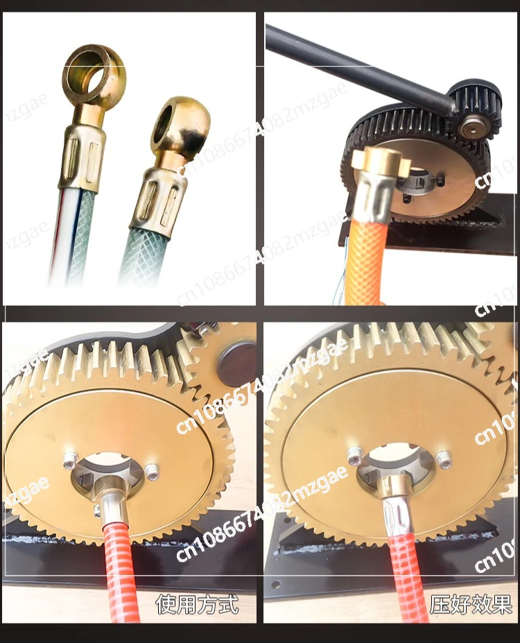 Manual pipe press machine, throttle pipe press machine, small equipment