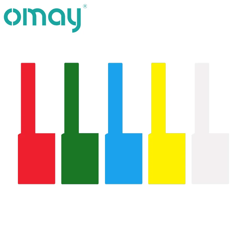 كابل تسميات ورقة 150 قطعة/5 ورقة العلامات سلك بمناسبة شبكة مقاوم للماء طابعة ليزر ملصق المنظم A4 ذاتية اللصق