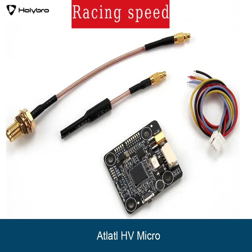 

Видеопередатчик Holybro Atlatl HV Micro 5.8G FPV 2-4S Lipo 0.5 / 25/200/500/800 мВт 40CH VTX для FPV RC мультироторных дронов и запчастей