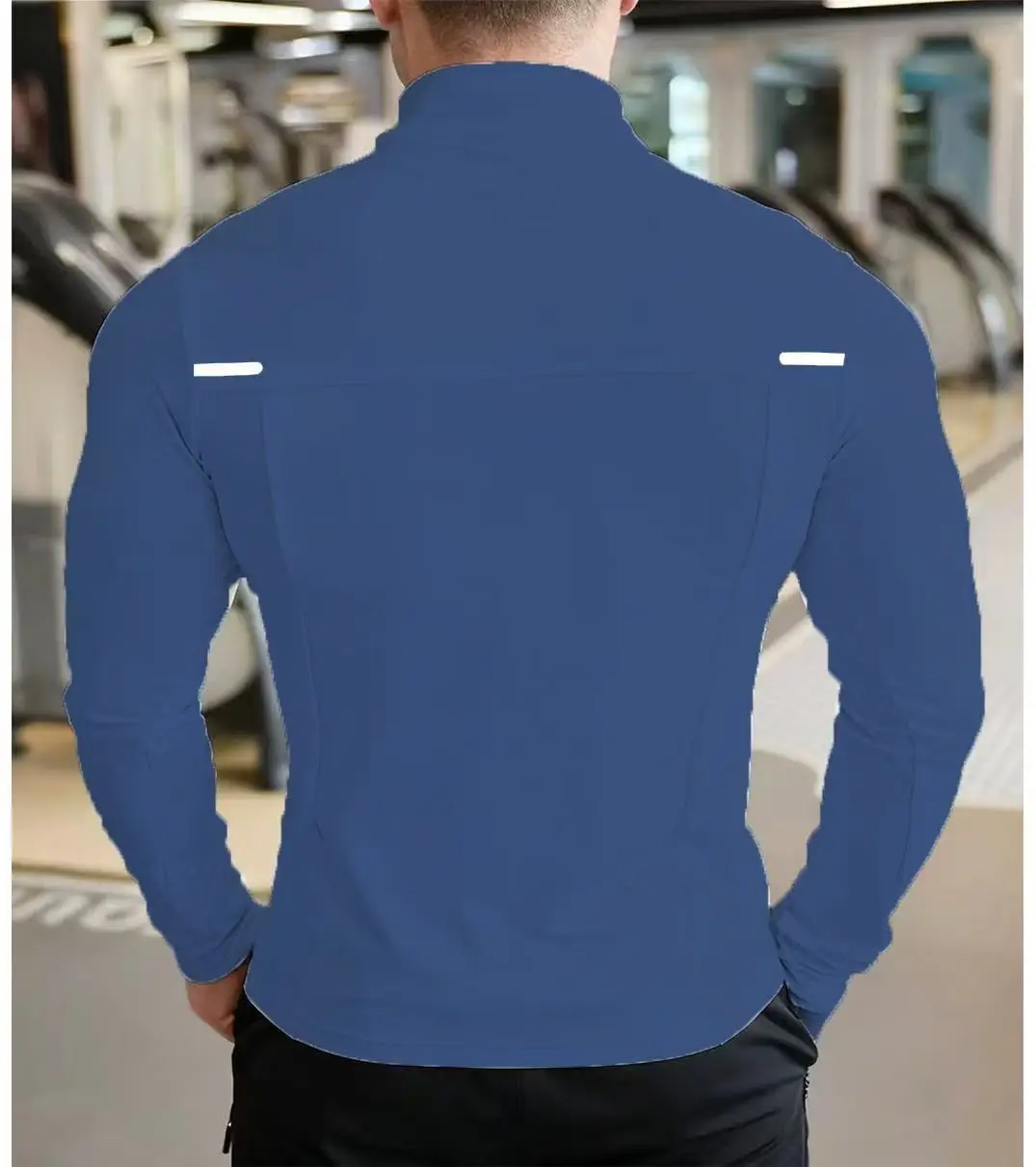 2026 الرجال سريعة الجافة كرة السلة تشغيل السترات سستة معطف رياضي سترة مقنعين القمم شبكة تنفس الرجال سترة لياقة بدنية #5