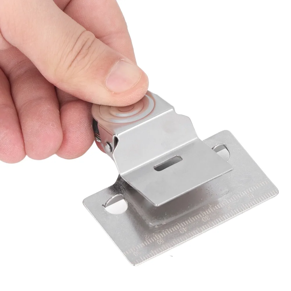 

Инструмент для зажима для строительной измерительной ленты из нержавеющей стали для кривых и поверхностей, универсальный совместимый держатель для зажимов для углов