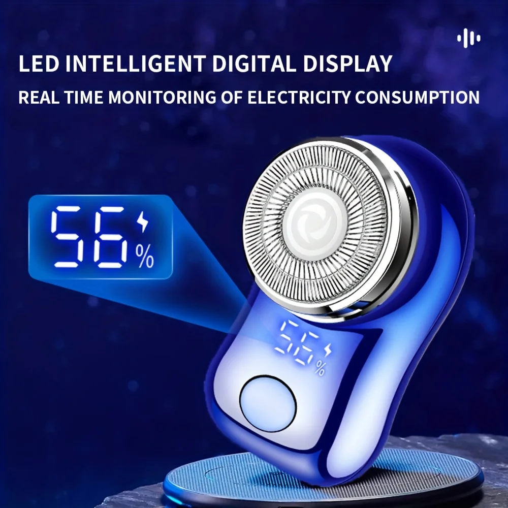 Men's Capsule Electric Shaver, Mini Shaving Portable Electric Shaver, Pocket Type Portable Outdoor Smart Shaver image 4