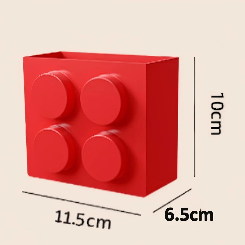 قش مطبخ ذو حافة ضيقة مثبت على الحائط مغناطيسيًا، صندوق تخزين من فيلم الالتصاق، رف تخزين جانبي للثلاجة