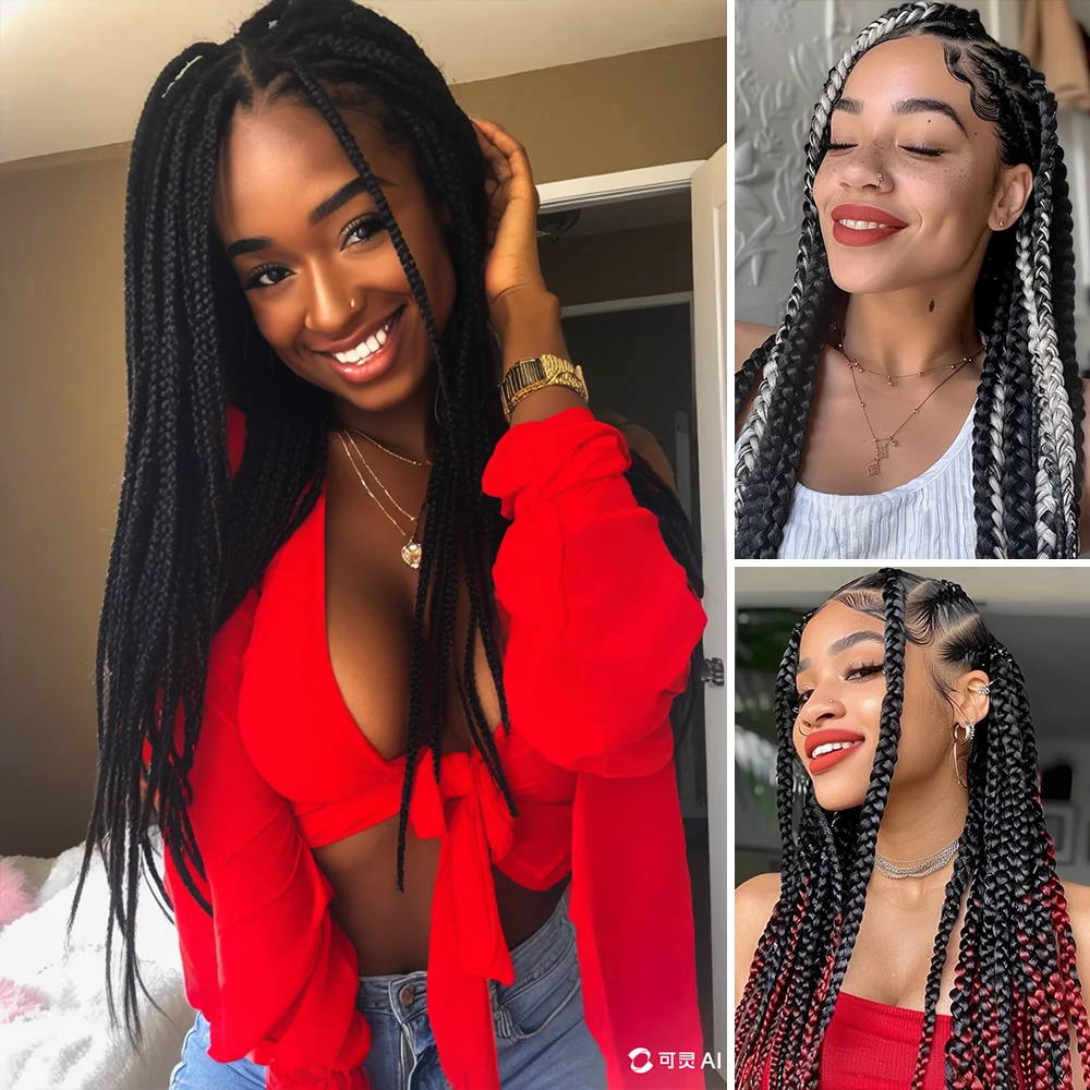 Pre Stretched Natural Easy Crochet Twist Braids EZ Braiding Hair Professional Synthetic Extension Soft Jumbo Braids Hair 26 inch