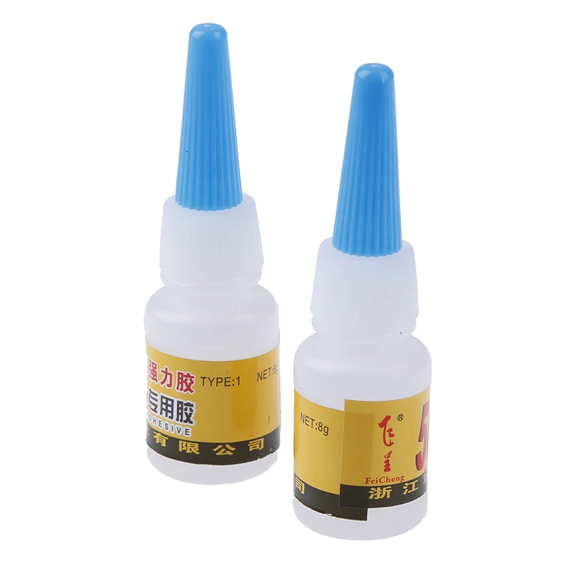 Super Glue Quick-drying Cyanoacrylate Adhesive Strong Bond Fast Crafts Repair 502