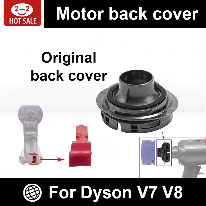 

Motor Back Cover Suitable for Dyson V7 V8 Cordless Handheld Vacuum Cleaner Accessories Cleaning Tool Replacement Spare Parts