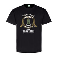 No One Is Perfect Private Unit Bw Soldier Saying Badge T Shirt 20526