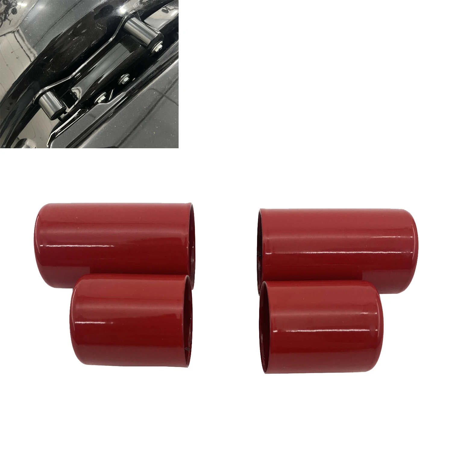 4 Point Docking Hardware Covers Fit For Harley Touring Road King Street Road Glide Electra Glide 2009-2023