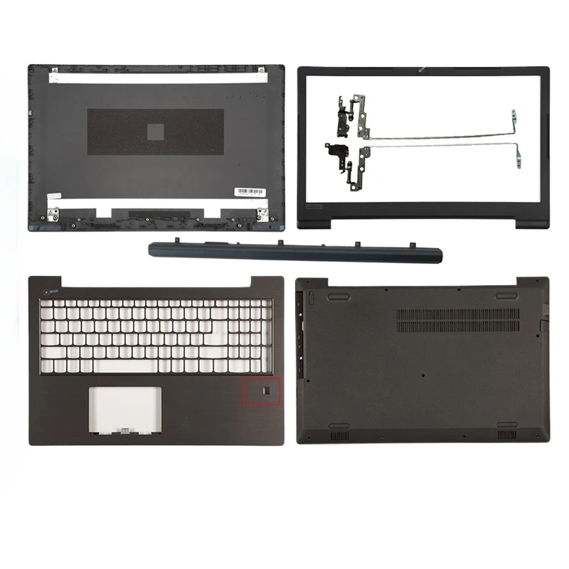 Novo para lenovo notebook V130-15 V130-15IGM V130-15IKB V330-15IKB portátil lcd capa traseira moldura superior palmrest inferior caso dobradiças