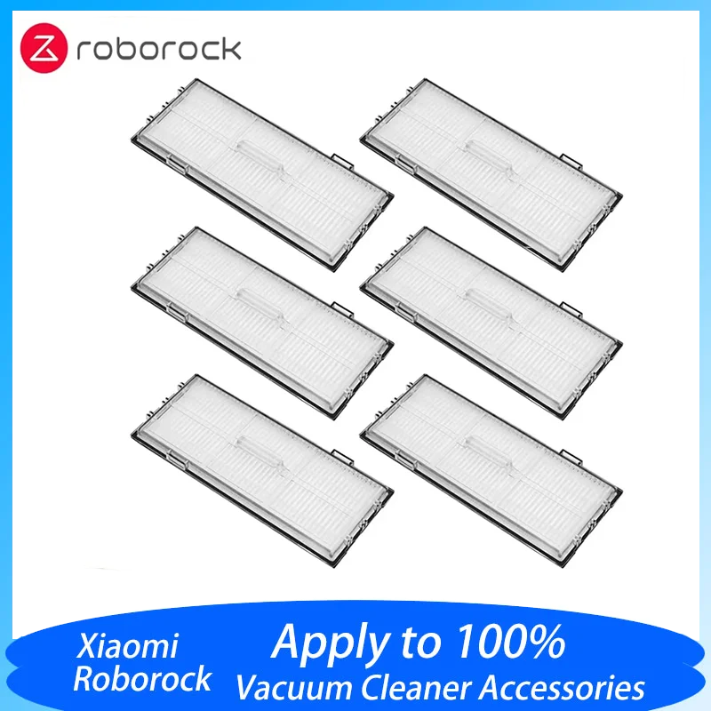 Filtro hepa para roborock s7, s7 +, s7 maxv, s7 maxv plus, s7 maxv ultra peças elemento de filtro lavável acessórios para aspira