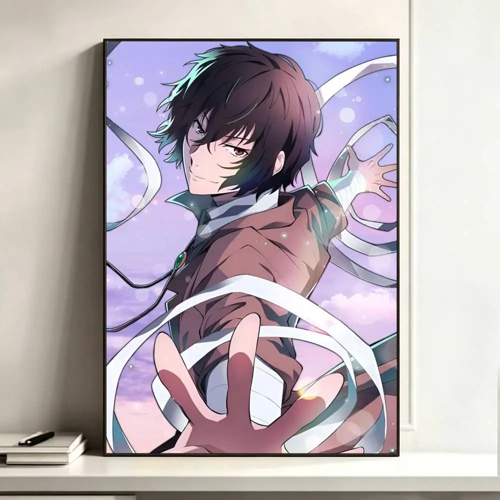 Bungo Stray Dogs dazai osamu  Poster Waterproof Wall Art Sticker For Bar Living Room Vintage Decor High Quality Print Gift