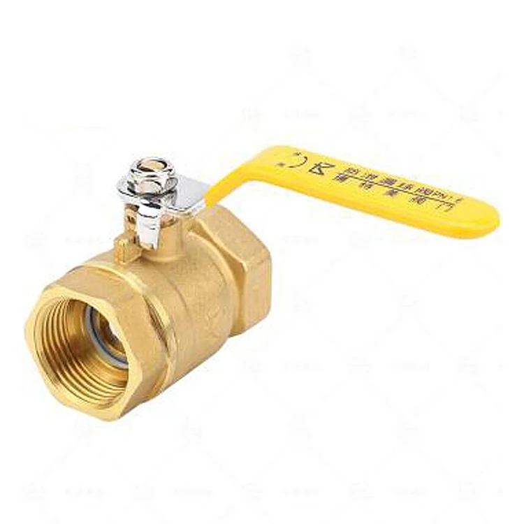 

TF DN25 PN16 Double Female threaded Brass Ball Valve BSP With Handle 1/2" 1" 11/2" 2"