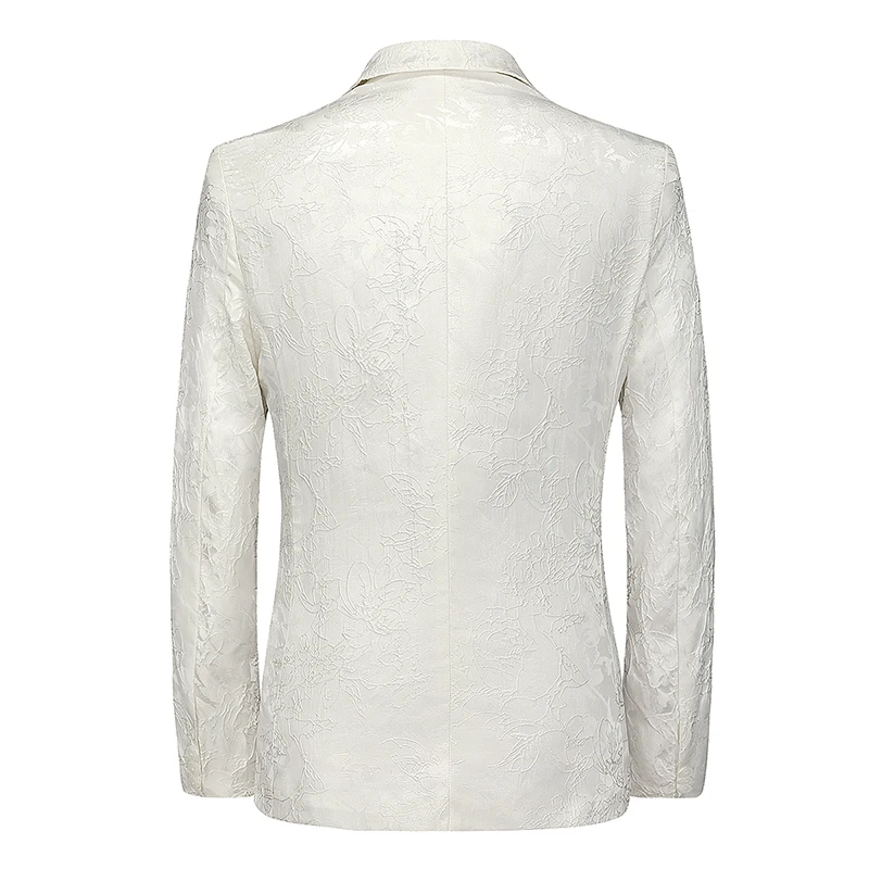 Blazer De Palacio para hombre, chaqueta de tejido Jacquard de lujo, traje de fiesta, chaqueta de Caballero de boda, abrigos guapos, nueva moda