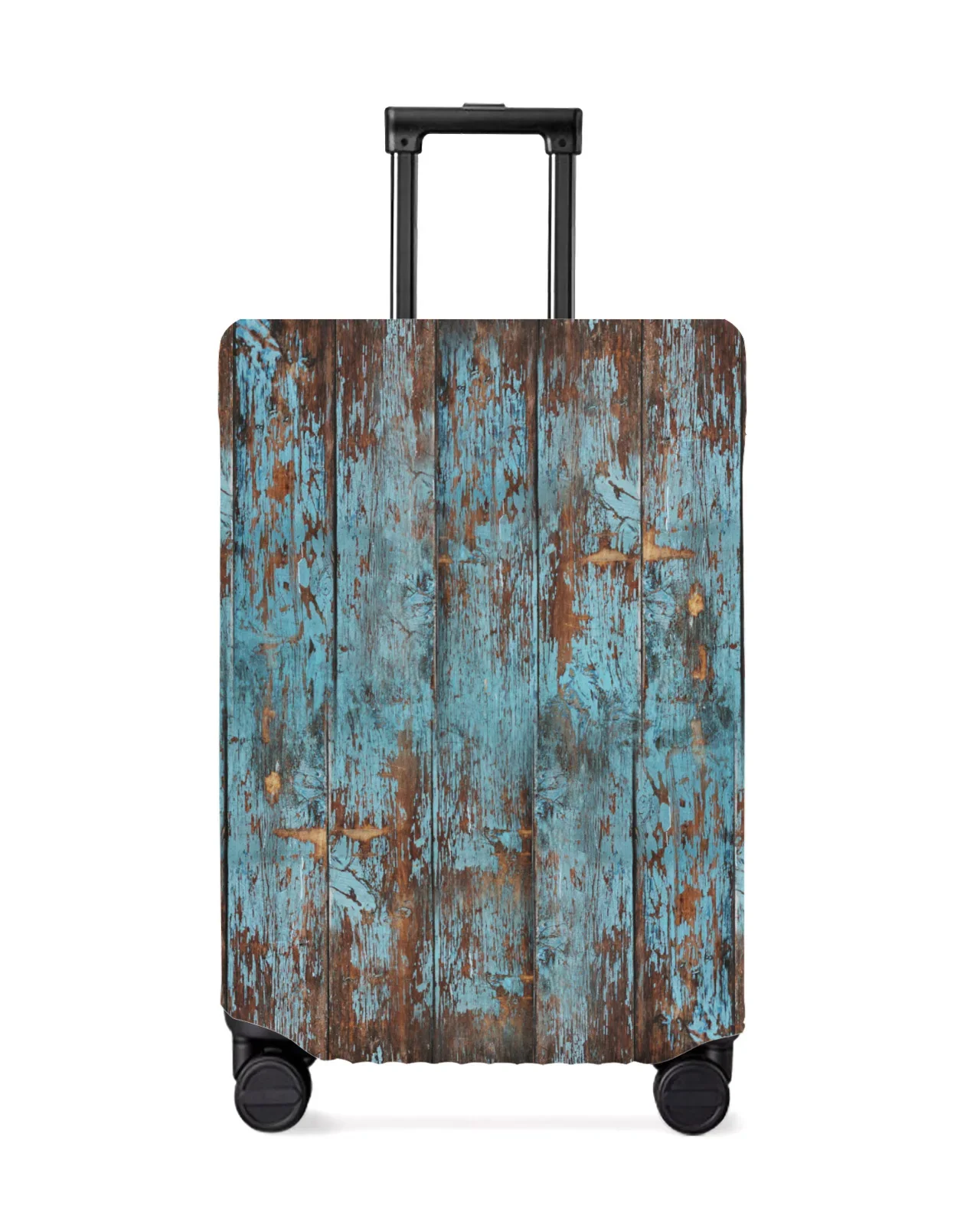 Wood Grain Retro Travel Luggage Protective Cover for 18-32 Inch Travel Accessories Suitcase Elastic Dust Case Protect Sleeve