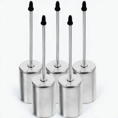 

5pcs Festival Cup Cylinder Metal Taper Holders Christmas Decor Party Favors Insert Spike Party Holder Design