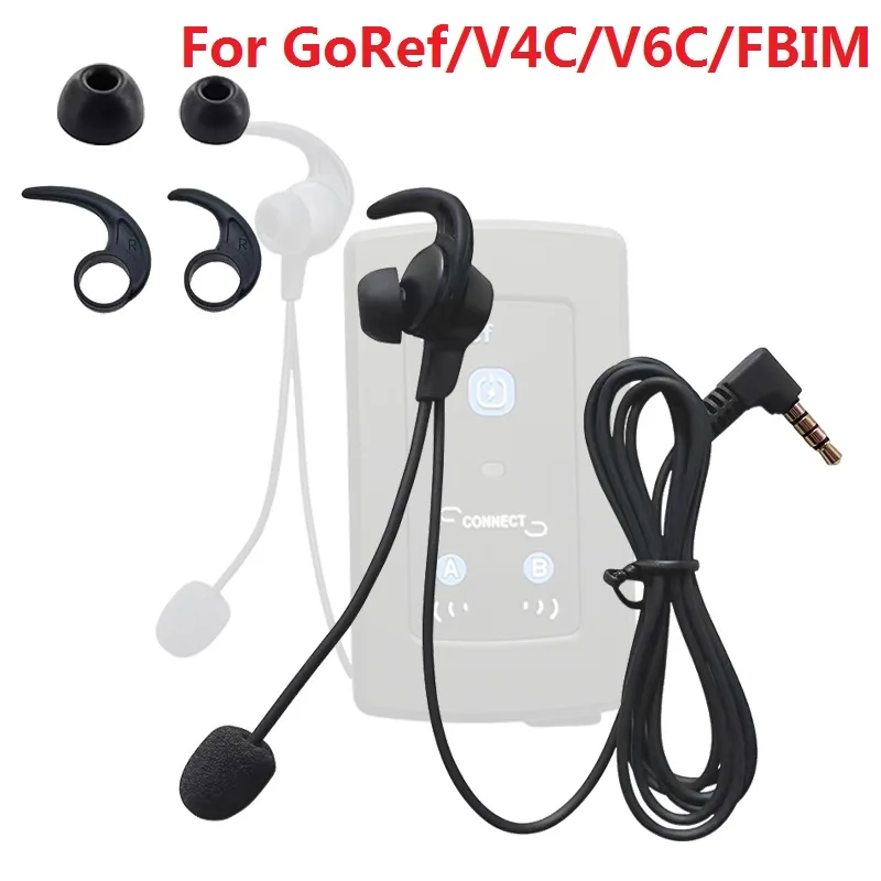 

HIFI Referee In-ear Earphones for Goref FBIM V4C V4 Plus V6C V6 pro Referee Intercom Headset Referee Intercom Arm Pack