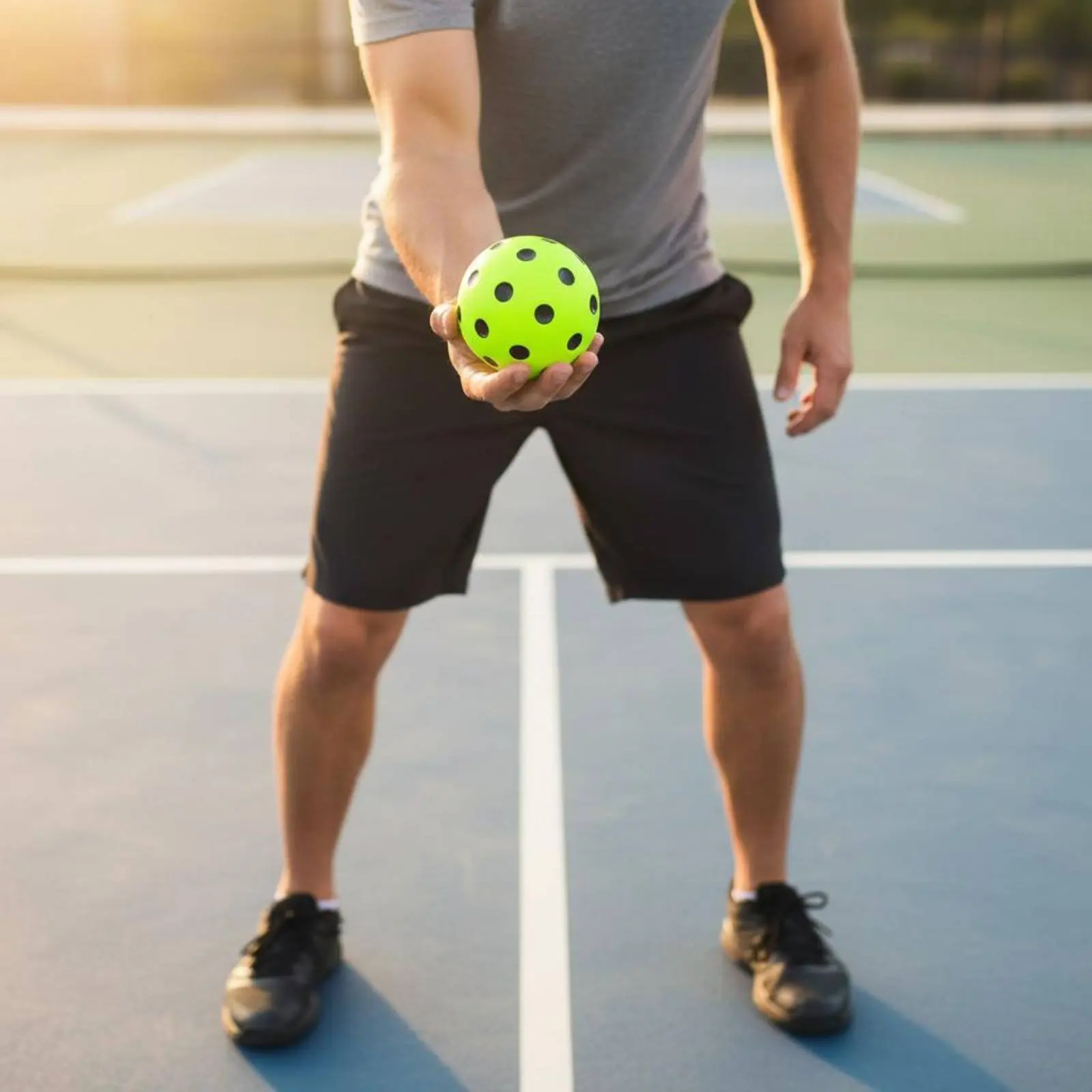 1 Pieces Quiet Foam Pickleball PU Foam Pickleball Practice Ball Long-Lasting Beginner Friendly for Outdoor