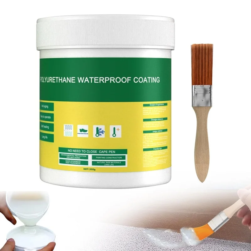 Invisible Waterproof Coating Sealant Agent 30/100/300g Transparent Sealing Coating With Brush Paste Glue Adhesive Strong Sealant