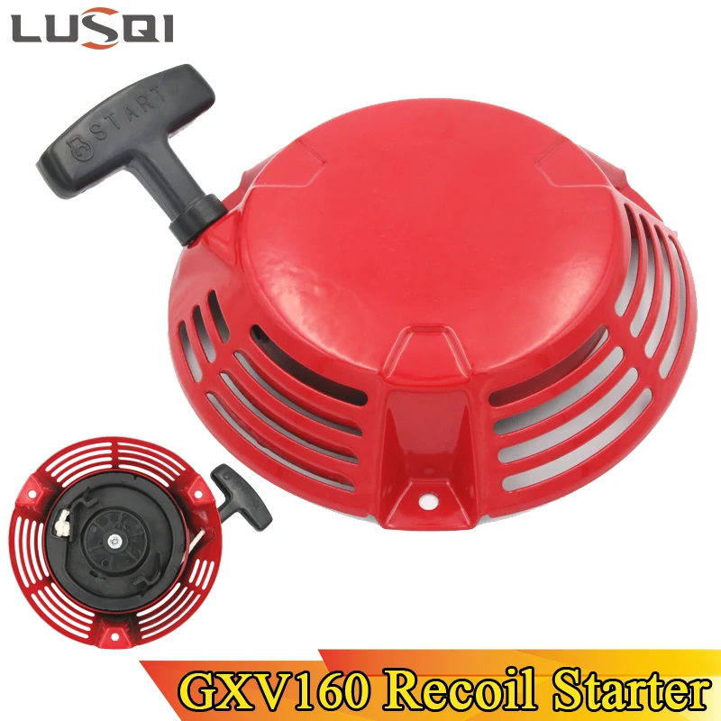 LUSQI GXV160 Recoil Starter Lawn Mower Grass  Gasoline Trimmer Engine For HONDA  GXV140 HR216 HRA216 HRJ196 HRU196 HRU216