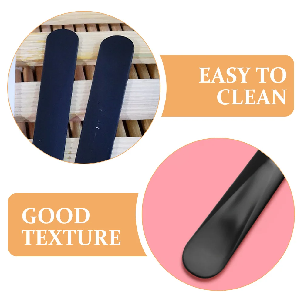 50 قطعة قناع الوجه خلط ملاعق مريحة البلاستيك اثارة أدوات ماكياج الأساس أحمر الخدود ظلال العيون الشفاه خلاط ألوان #2