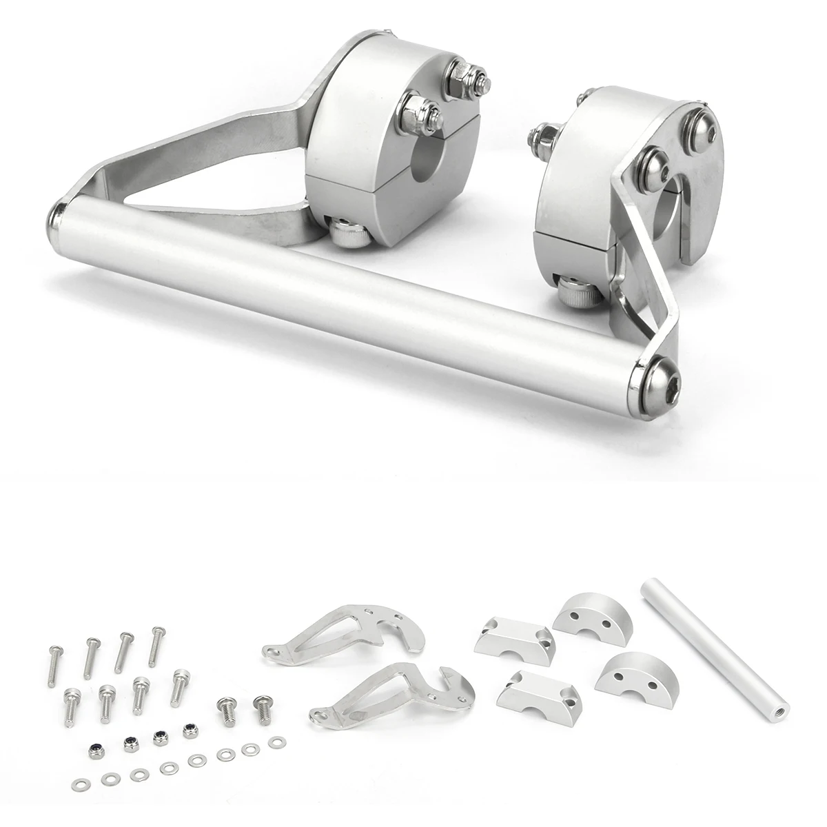 

Motorcycle Silver Windscreen GPS Mounting Bracket Stainless Steel for Honda Africa Twin CRF1000L 2017-2021 Accessories