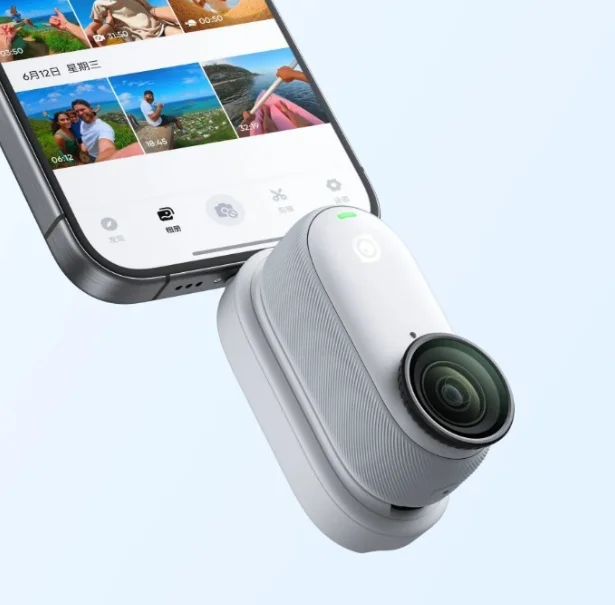 كاميرا Insta360 GO 3/GO3 4K الرياضية مدونة فيديو Extreme Pro FlowState Stabilization 4m مقاومة للماء تتبع وجه صغير صغير #6