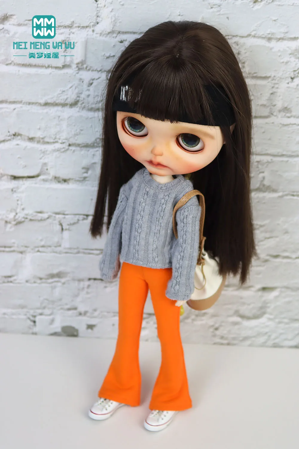 

Подходит для кукол Blyth Azone OB22 OB24, одежда для кукол, модный многоцветный свитер, игрушки, подарки