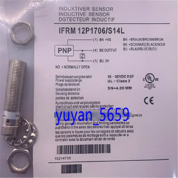 

Датчик Ifrm 12p1706s14l 4297, новый оригинальный точечный Plc