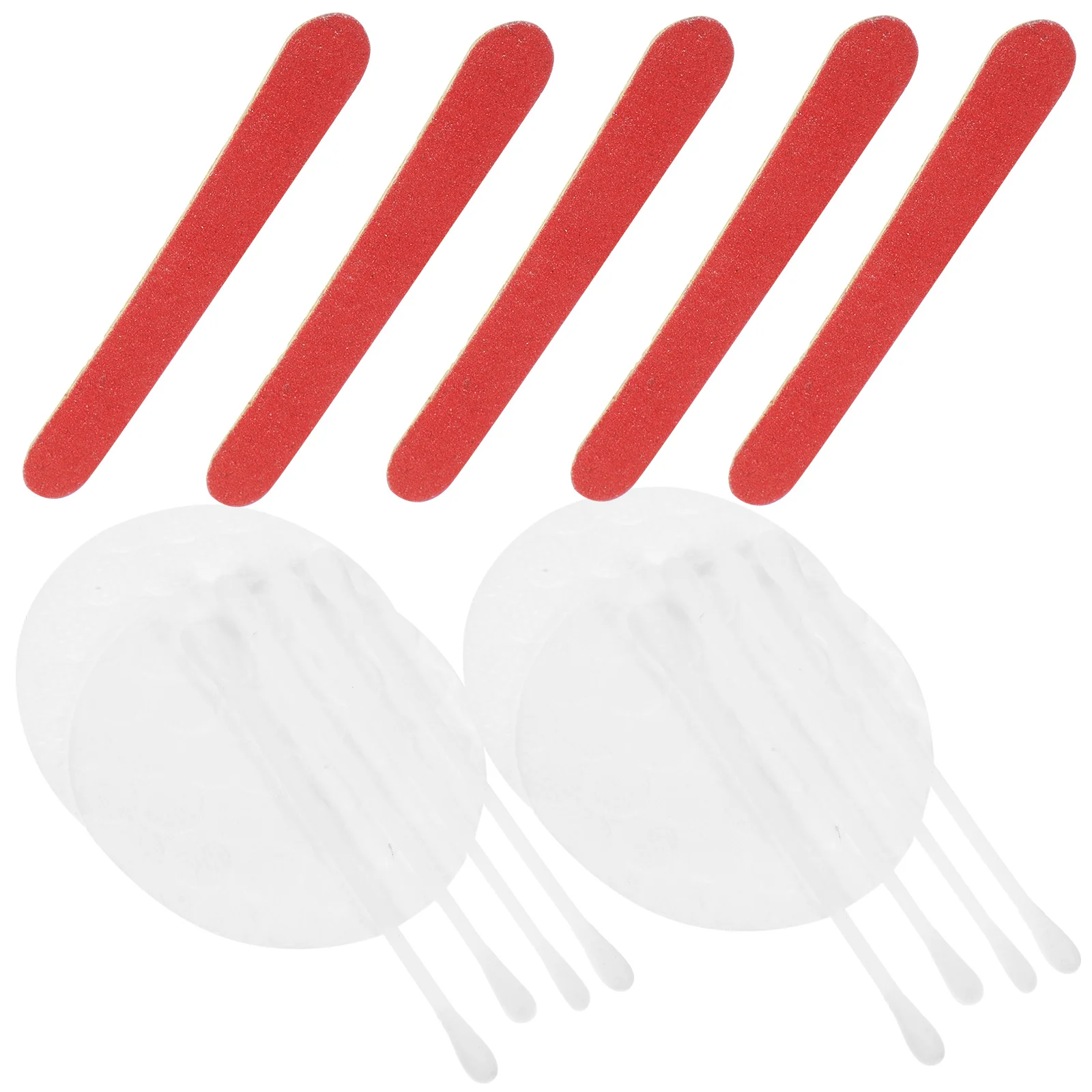 20 كيسًا من مجموعة الفنادق للاستعمال مرة واحدة، وسادات مزيل المكياج من القطن العضوي، وسادات سميكة ومرنة لتنظيف الوجه، مبرد أظافر للأذن