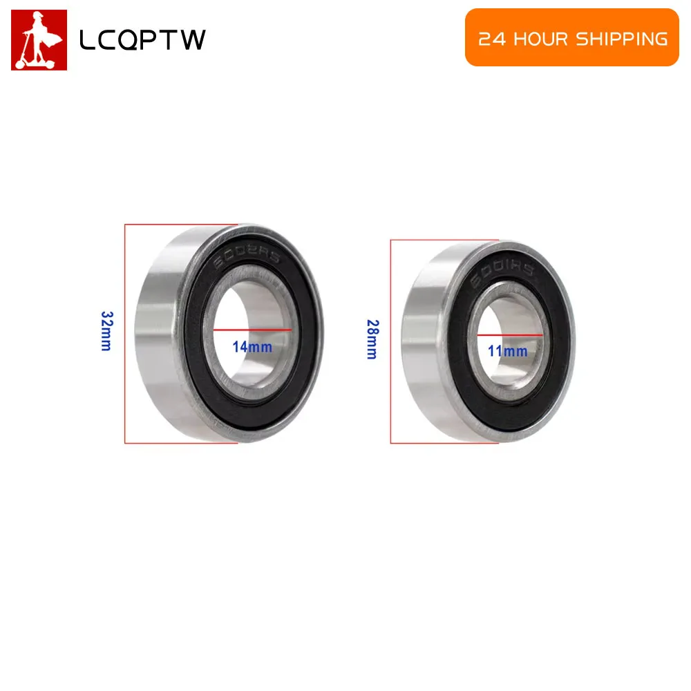 6001RS /6002RS Auxiliary Wheel Ball Bearings Motor Auxiliary Bearing for Xiaomi M365 Pro 1S Rear Wheel Hub Ball Electric Scooter