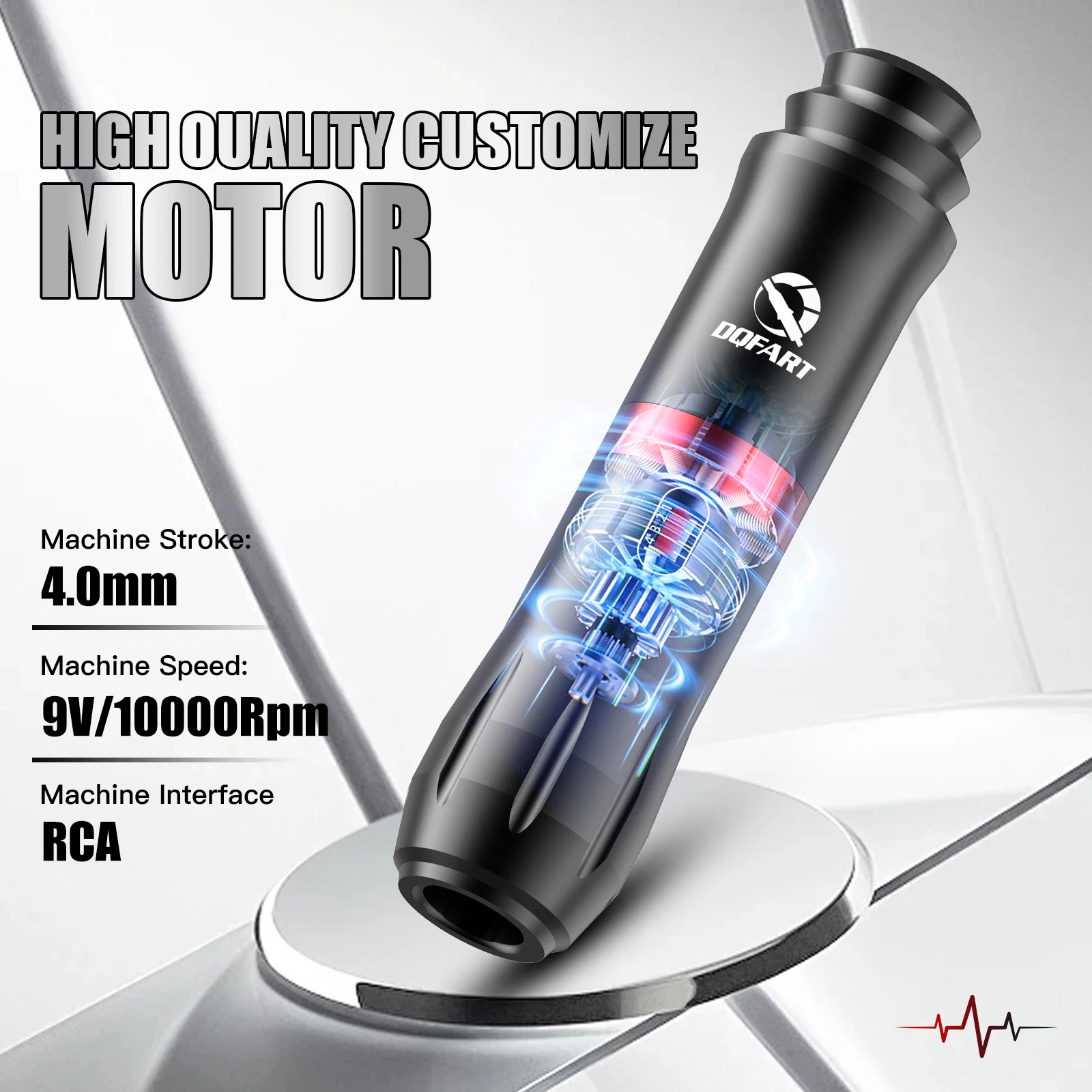 Wireless Tattoo Kit 1000Rmp Tattoo Machine 5